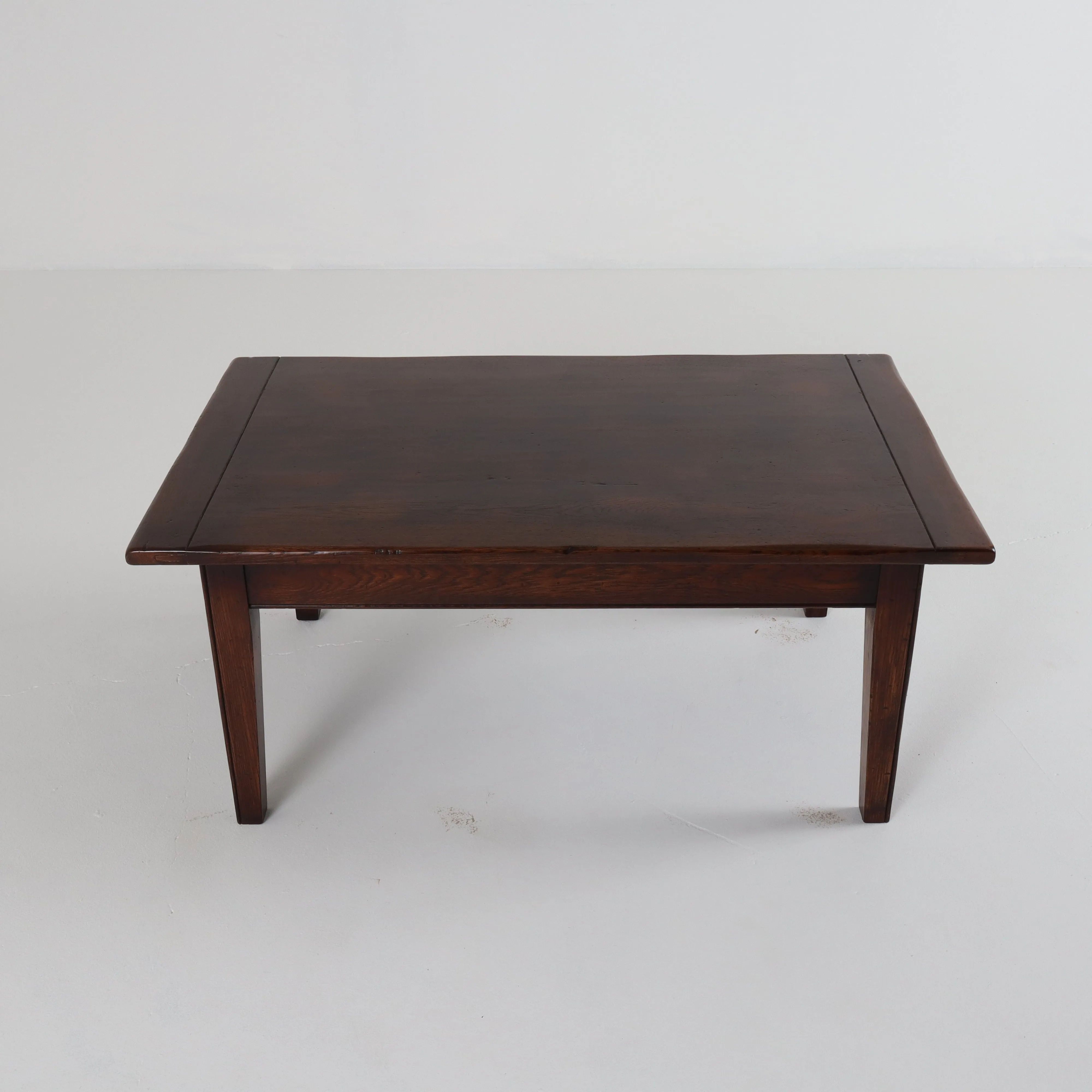 Farmhouse Coffee Table in English Oak w/ Antique Fruitwood Finish