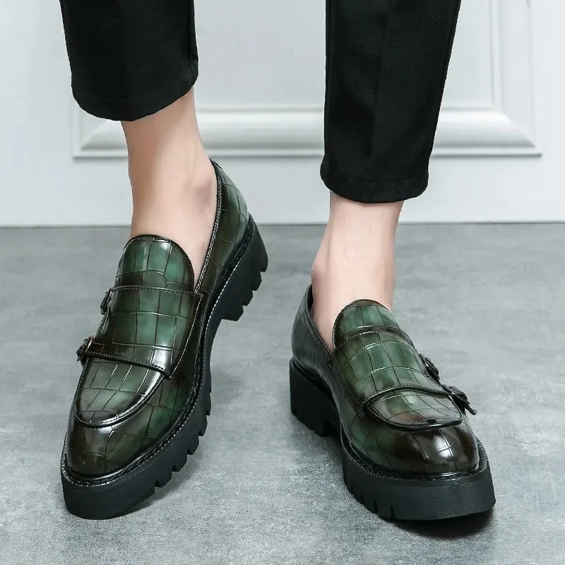Fashion Monk Strap Loafers Shoes