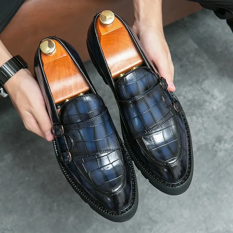 Fashion Monk Strap Loafers Shoes