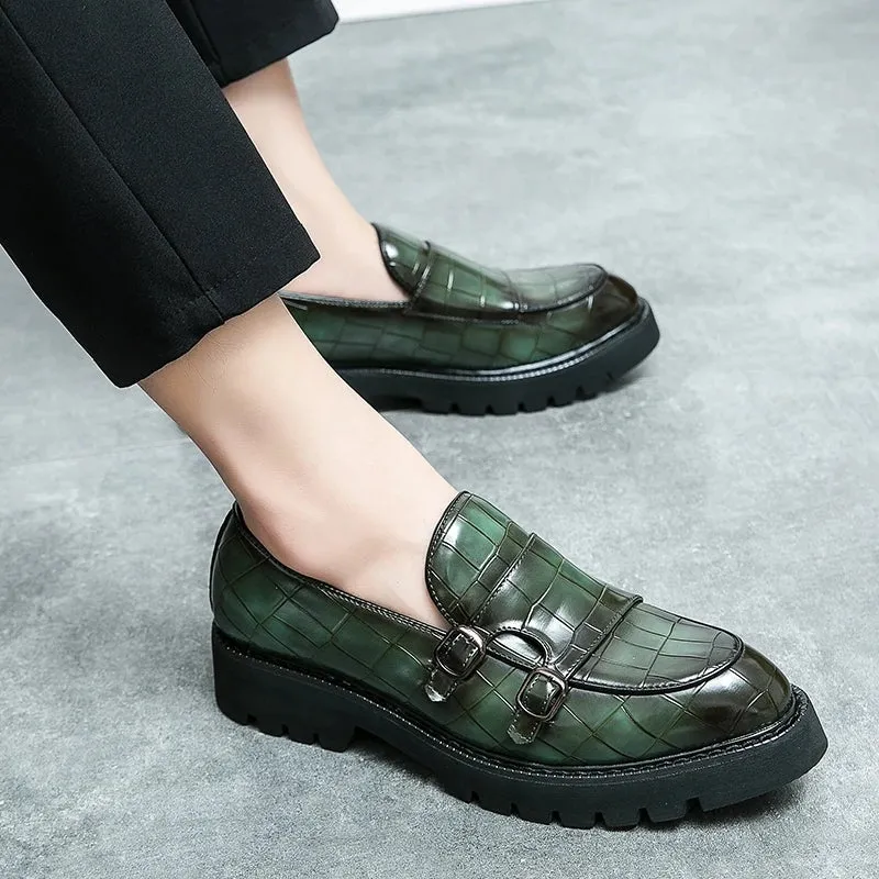 Fashion Monk Strap Loafers Shoes