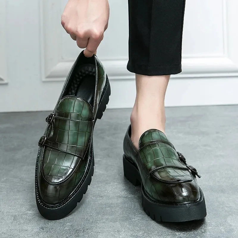 Fashion Monk Strap Loafers Shoes