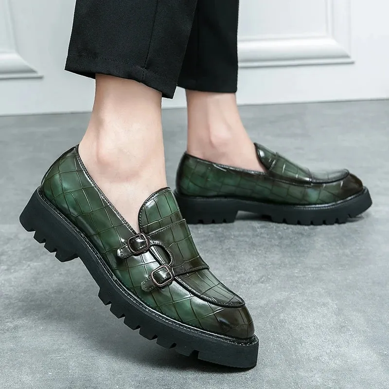 Fashion Monk Strap Loafers Shoes