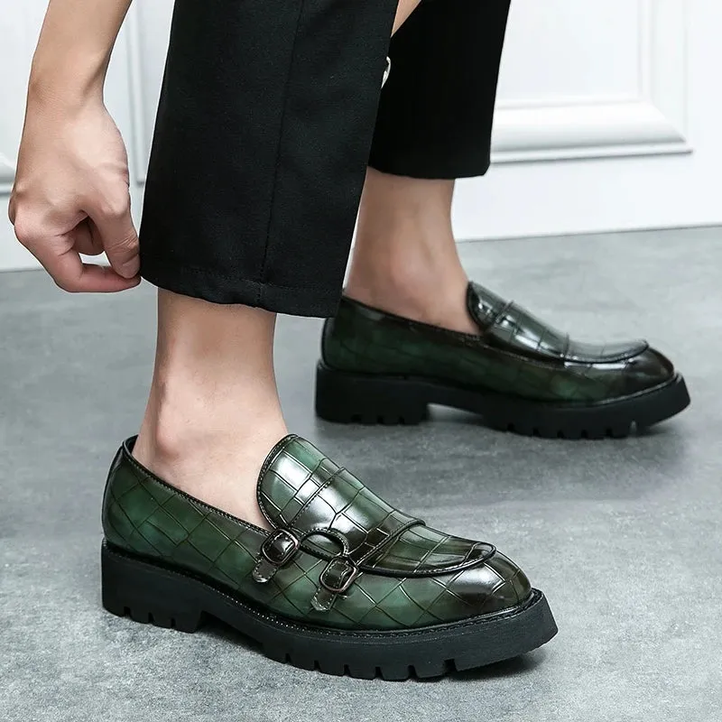 Fashion Monk Strap Loafers Shoes