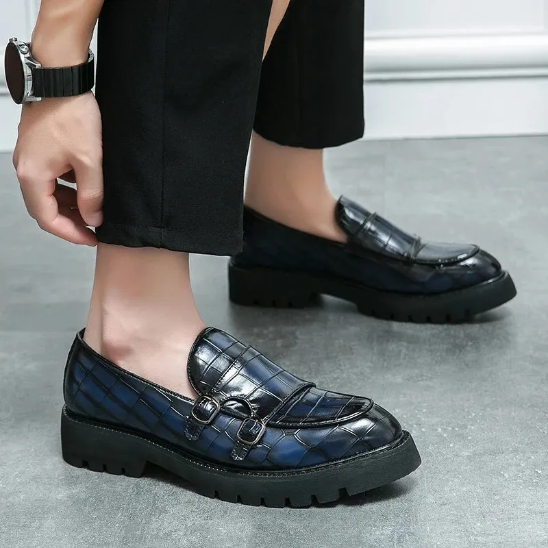 Fashion Monk Strap Loafers Shoes