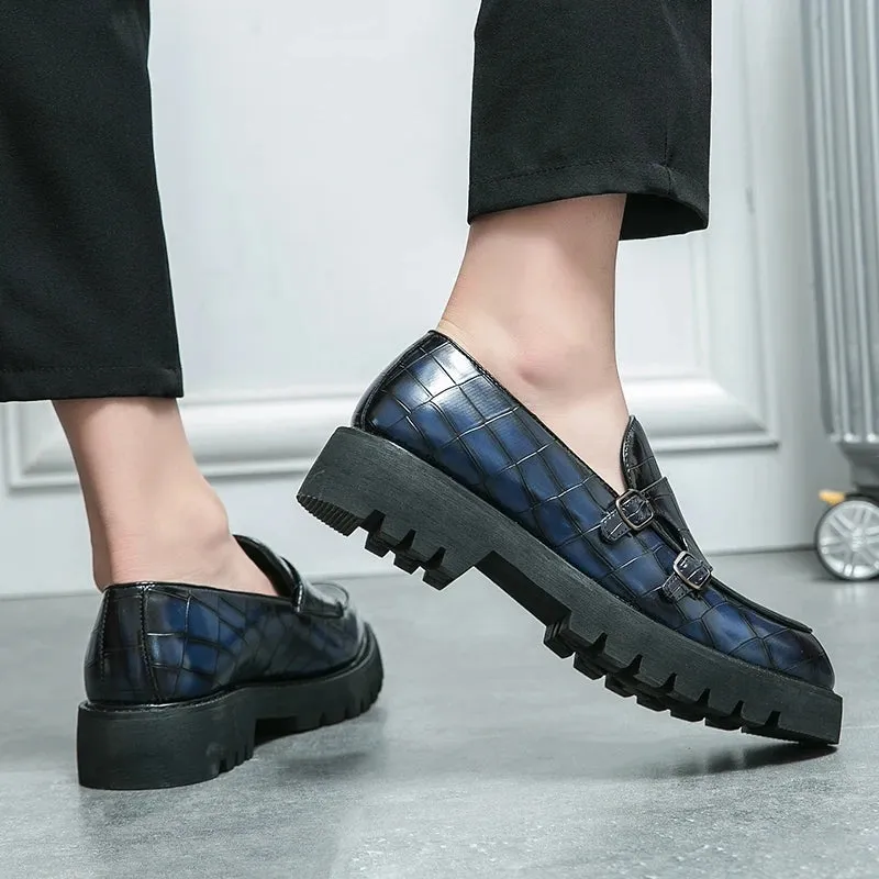Fashion Monk Strap Loafers Shoes