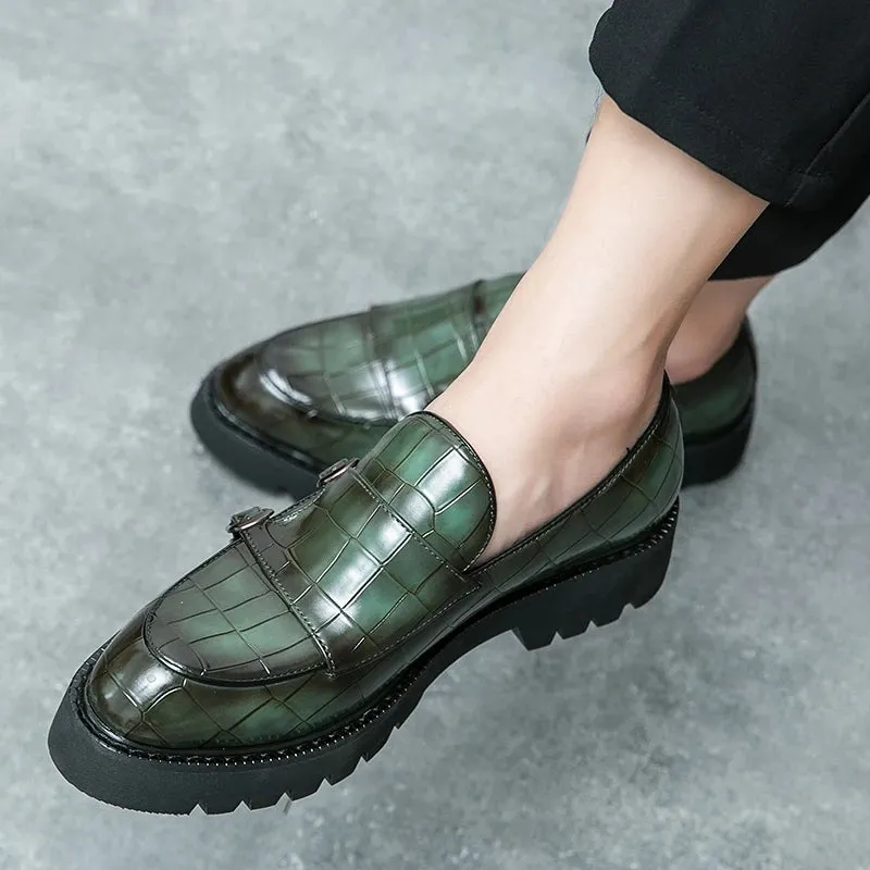 Fashion Monk Strap Loafers Shoes