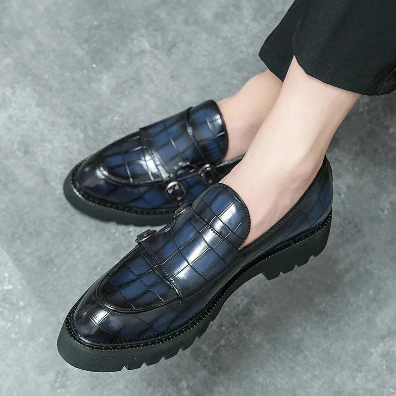 Fashion Monk Strap Loafers Shoes