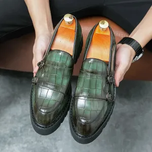 Fashion Monk Strap Loafers Shoes