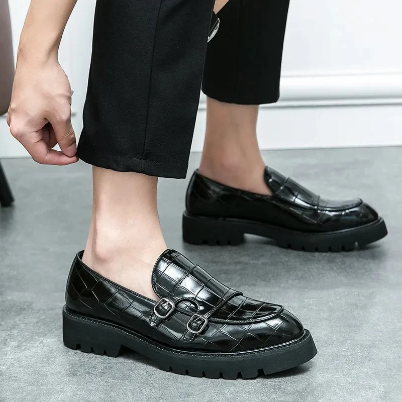 Fashion Monk Strap Loafers Shoes