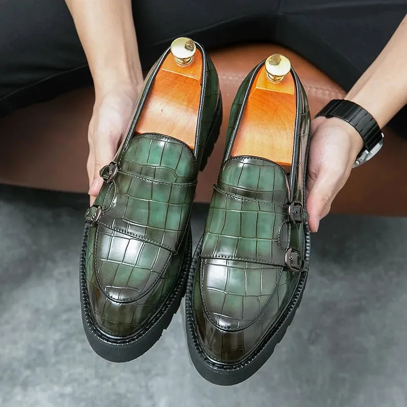 Fashion Monk Strap Loafers Shoes