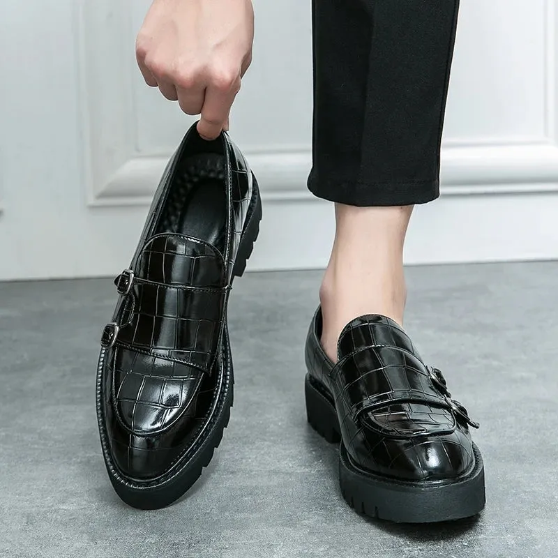 Fashion Monk Strap Loafers Shoes