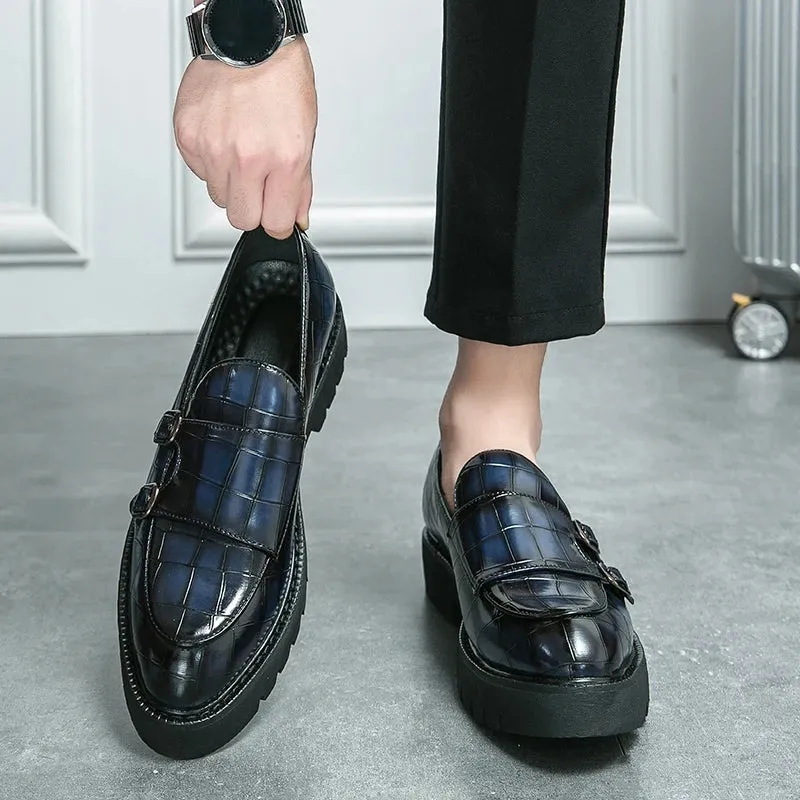 Fashion Monk Strap Loafers Shoes