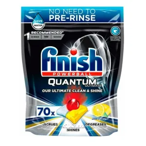 Finish Quantum Ultimate Lemon Sparkle Dishwasher Tablets