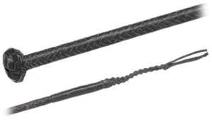 Fleck 03091110 Braided Leather Dressage Whip
