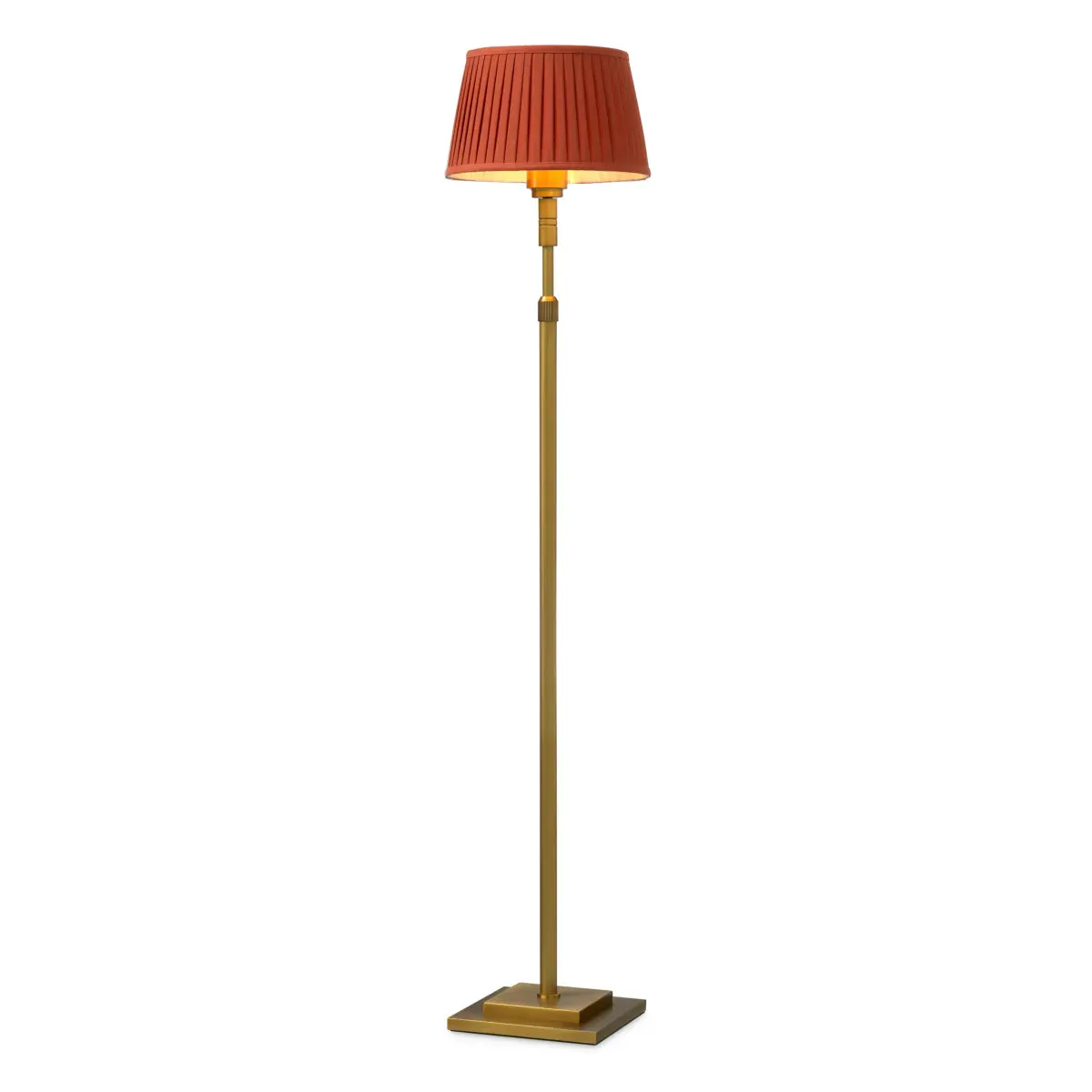 Floor Lamp Tryon - Antique Brass Finish