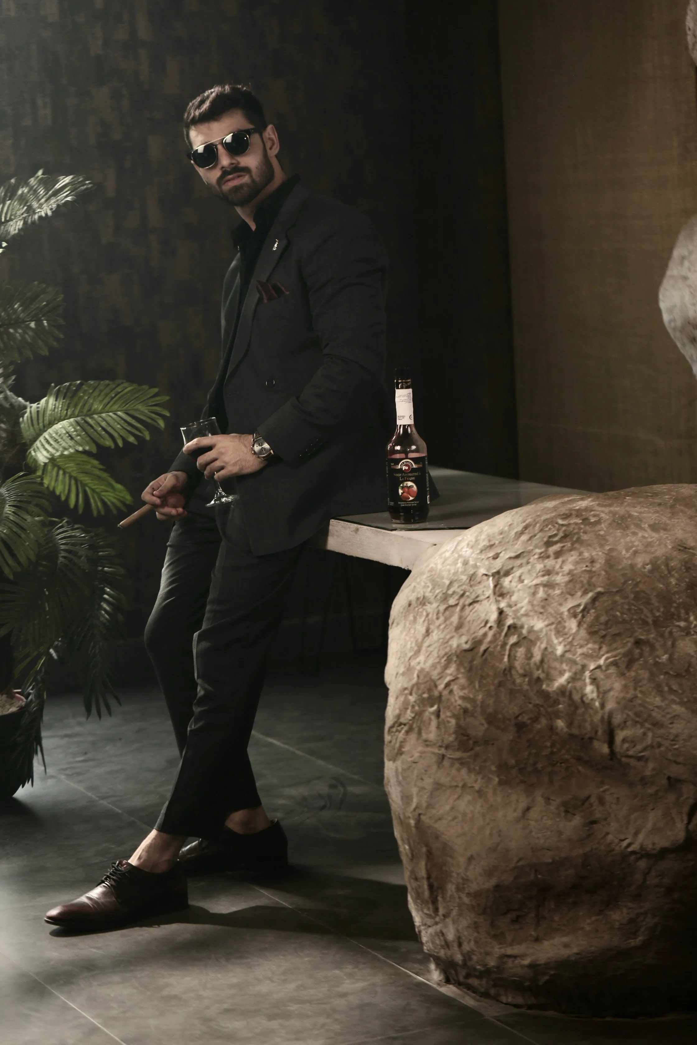 Fossil Grey - Double Breasted Suit