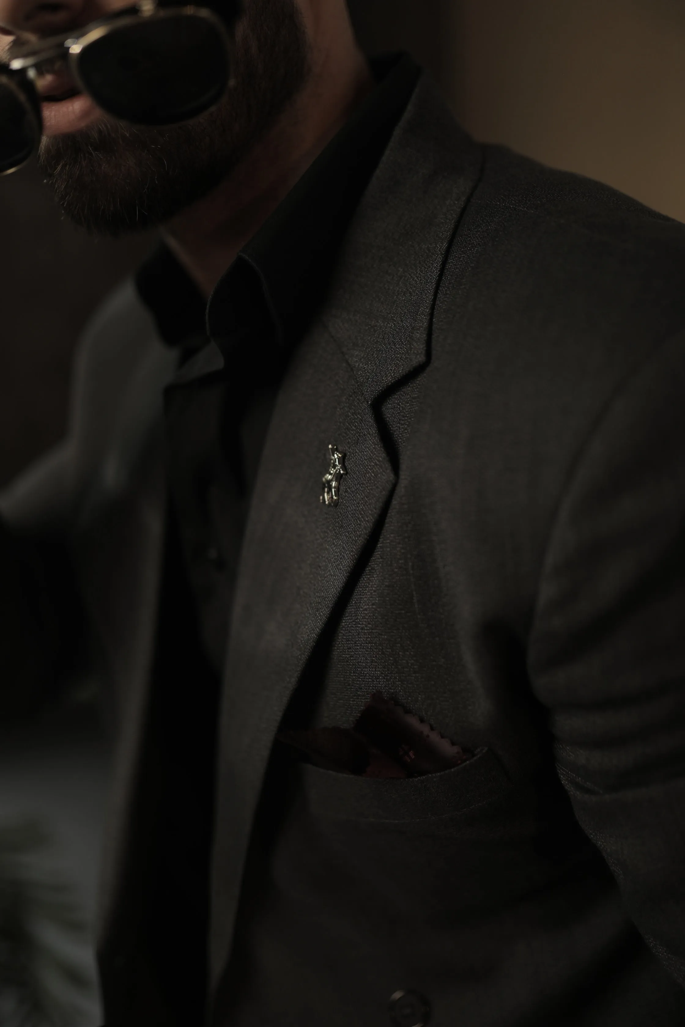 Fossil Grey - Double Breasted Suit