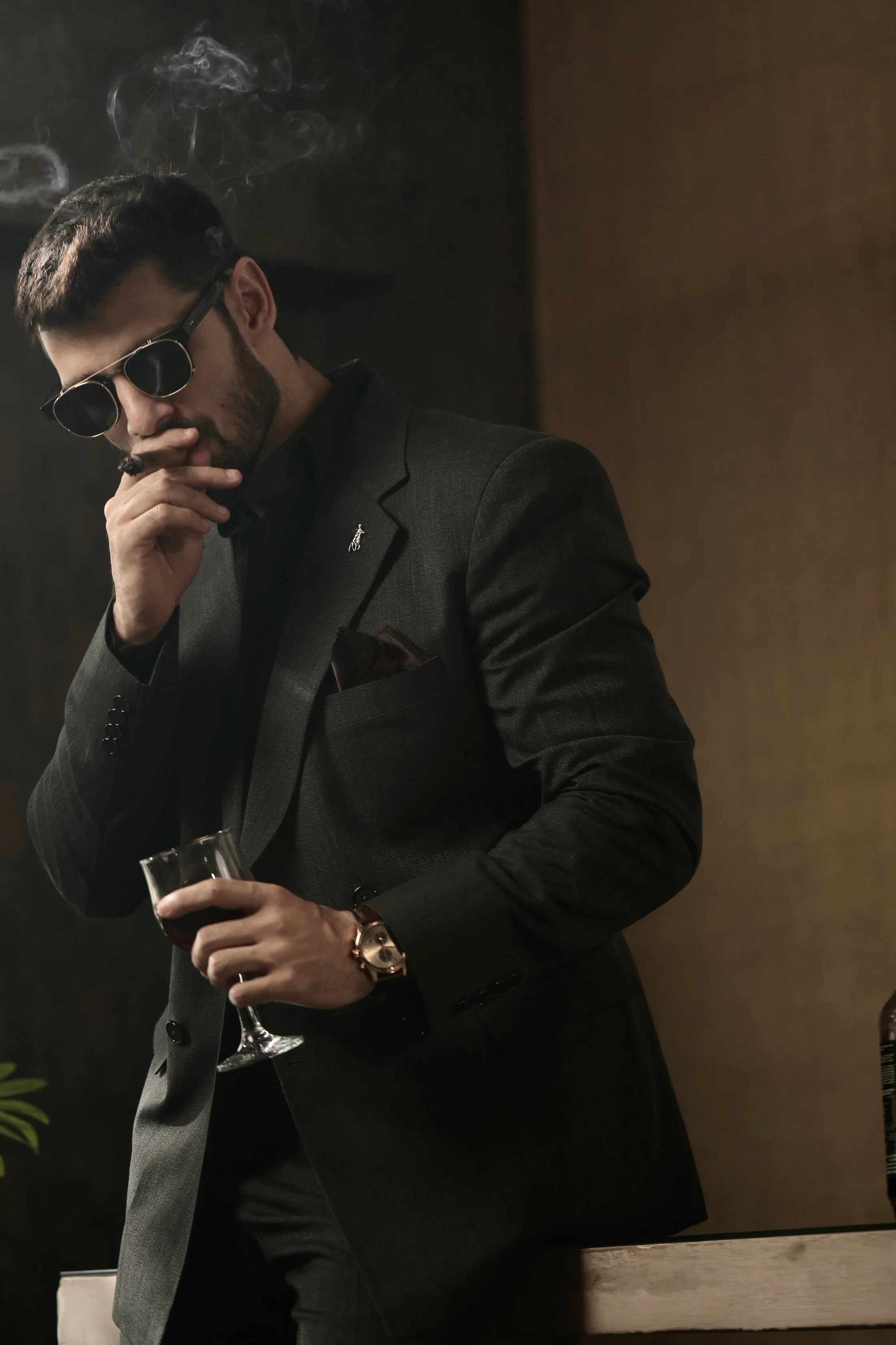 Fossil Grey - Double Breasted Suit