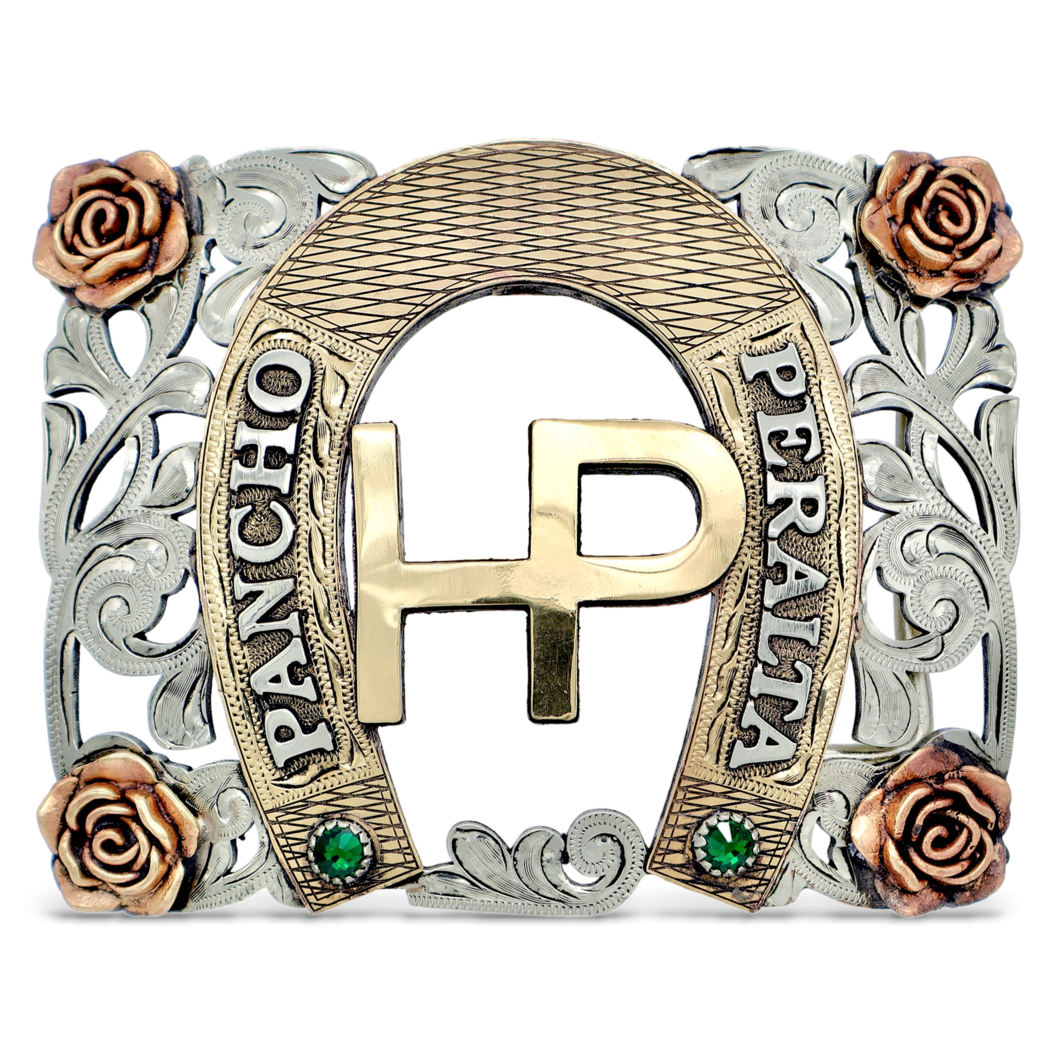 Gallop and Swirl Custom Buckle