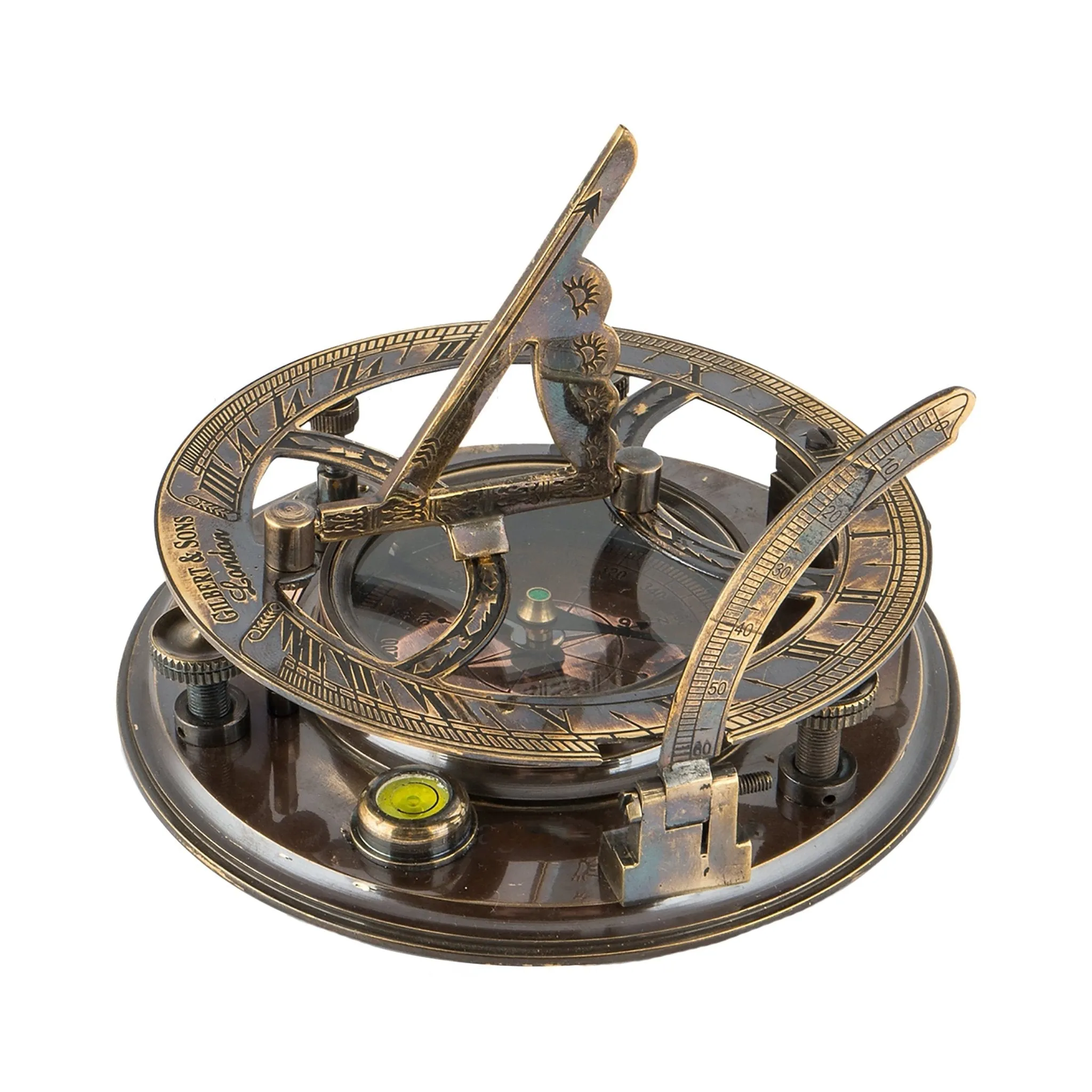 Gilbert & Sons 125mm Sundial Compass