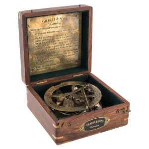 Gilbert & Sons 125mm Sundial Compass
