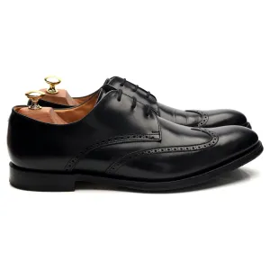 'Glasgow' Black Leather Derby UK 8.5 G
