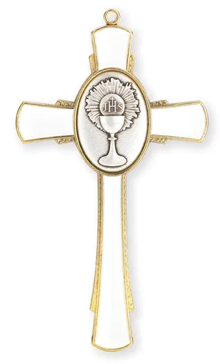 Gold Holy First Communion Chalice Cross