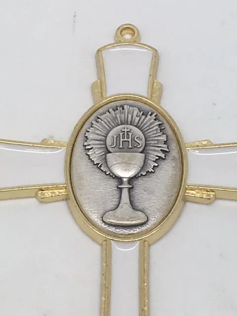 Gold Holy First Communion Chalice Cross