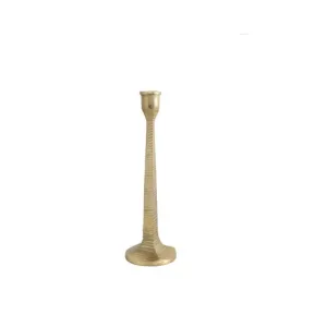 Gold Ridged Taper Holder