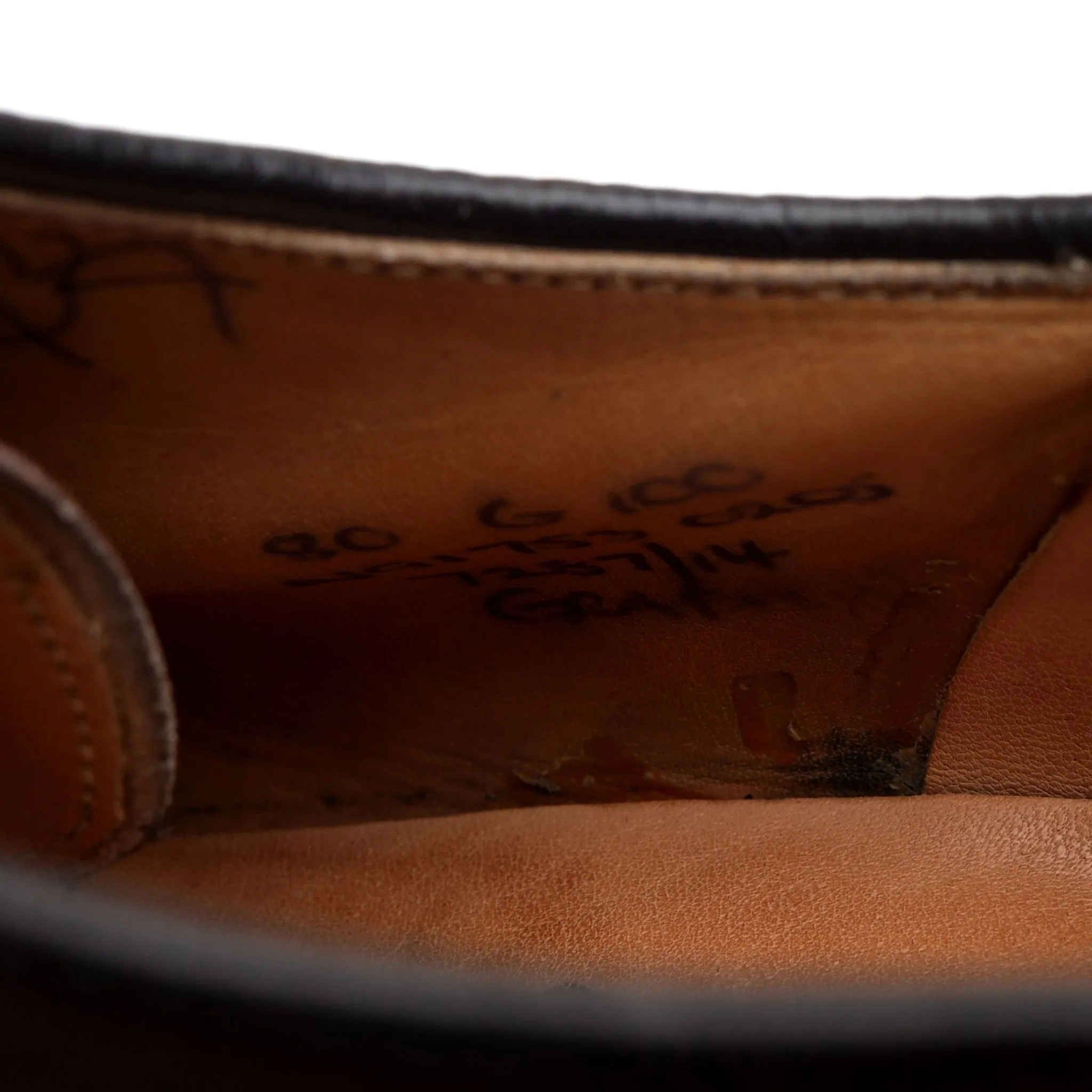 'Grafton' Dark Brown Leather Derby Brogues UK 8 G