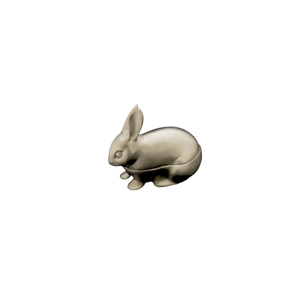 Hare Box in Antique Pewter Finish