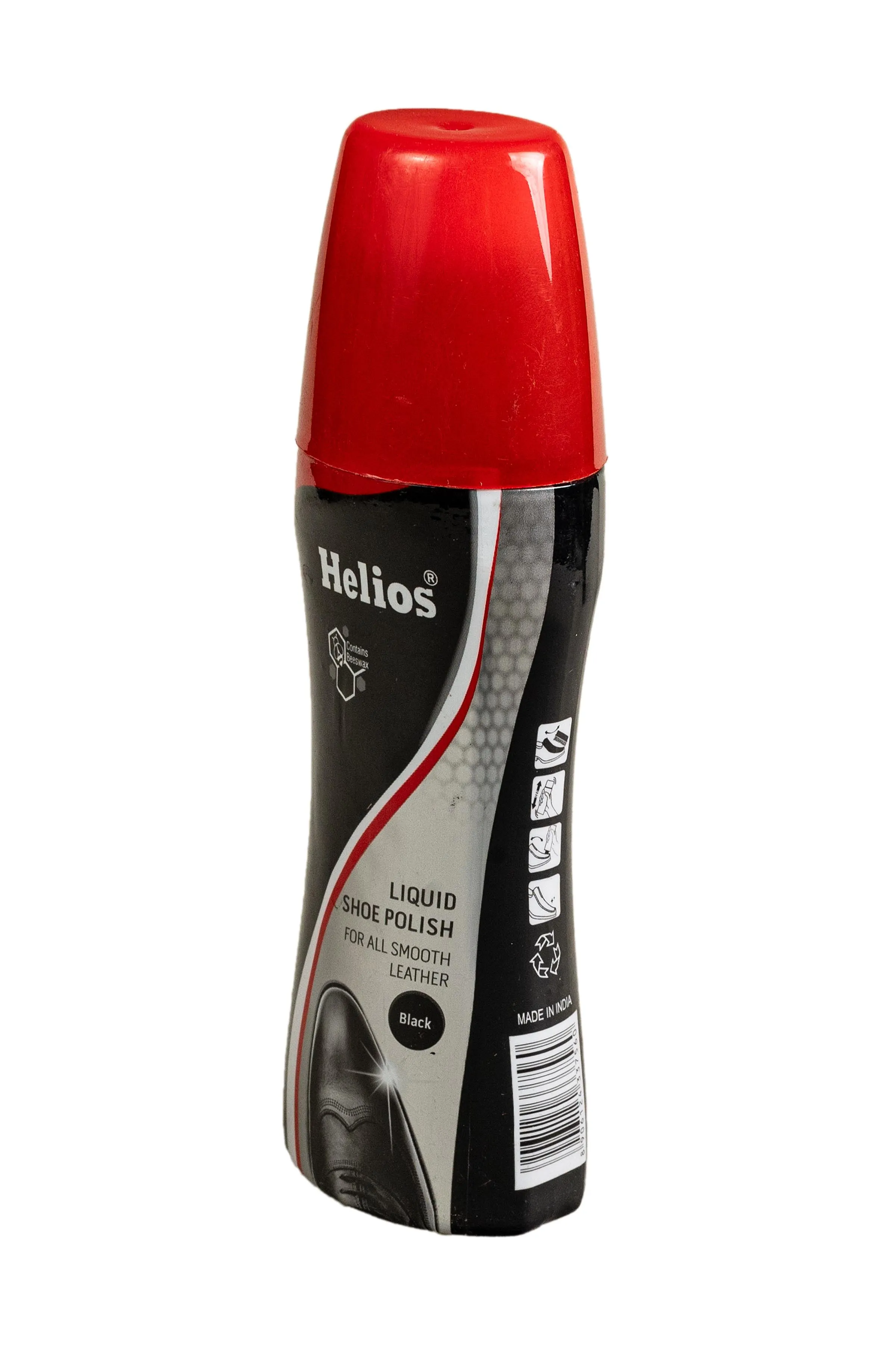 Helios Black Liquid Shoe Polish