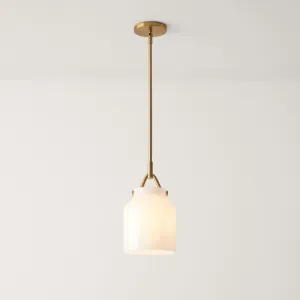 Henry Pendant Milk Glass
