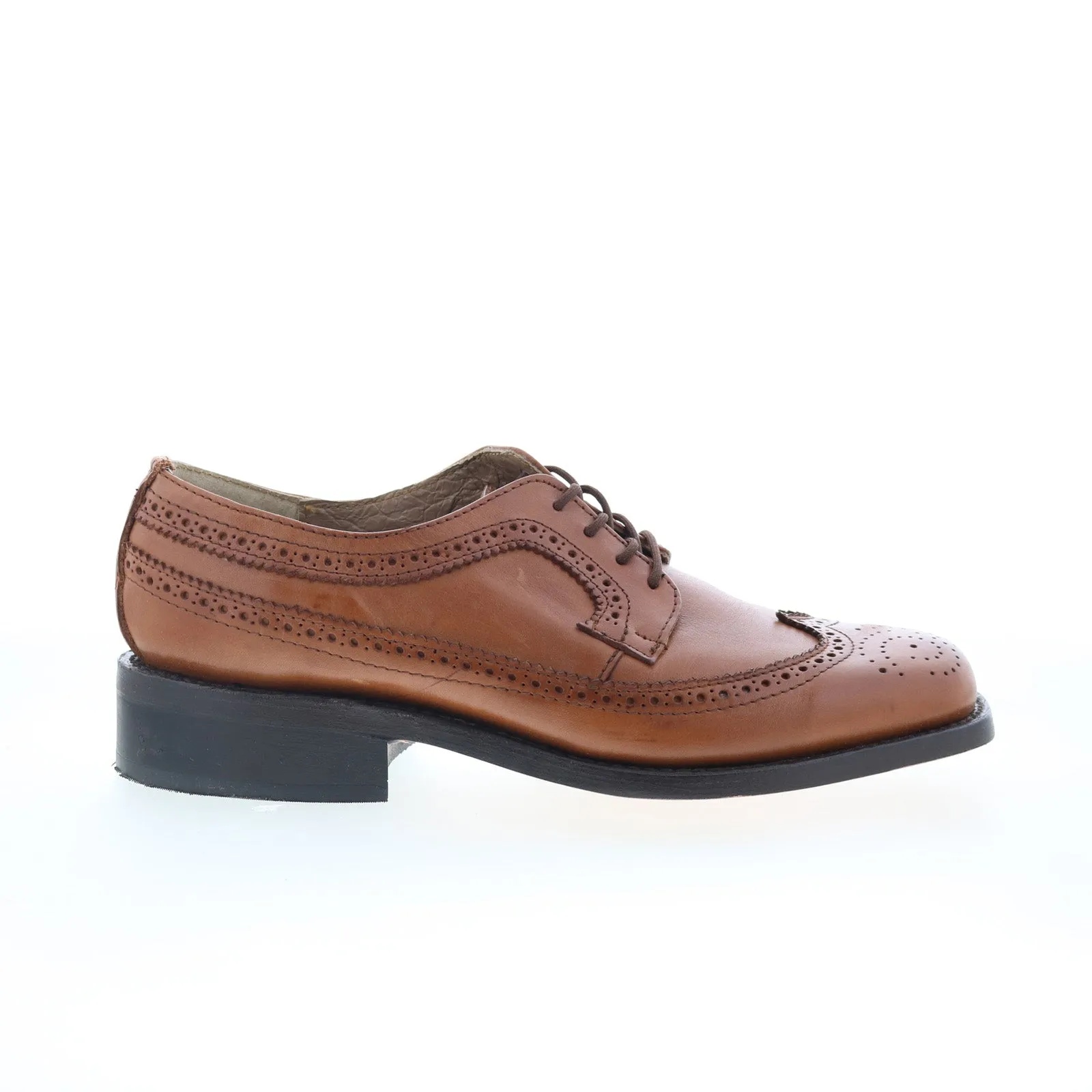 Hitchcock 184 Mens Brown Extra Wide 4E Oxfords Wingtip & Brogue Shoes