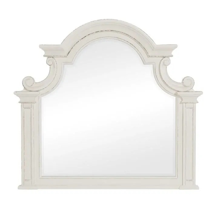 Homelegance Baylesford Mirror in Antique White 1624W-6