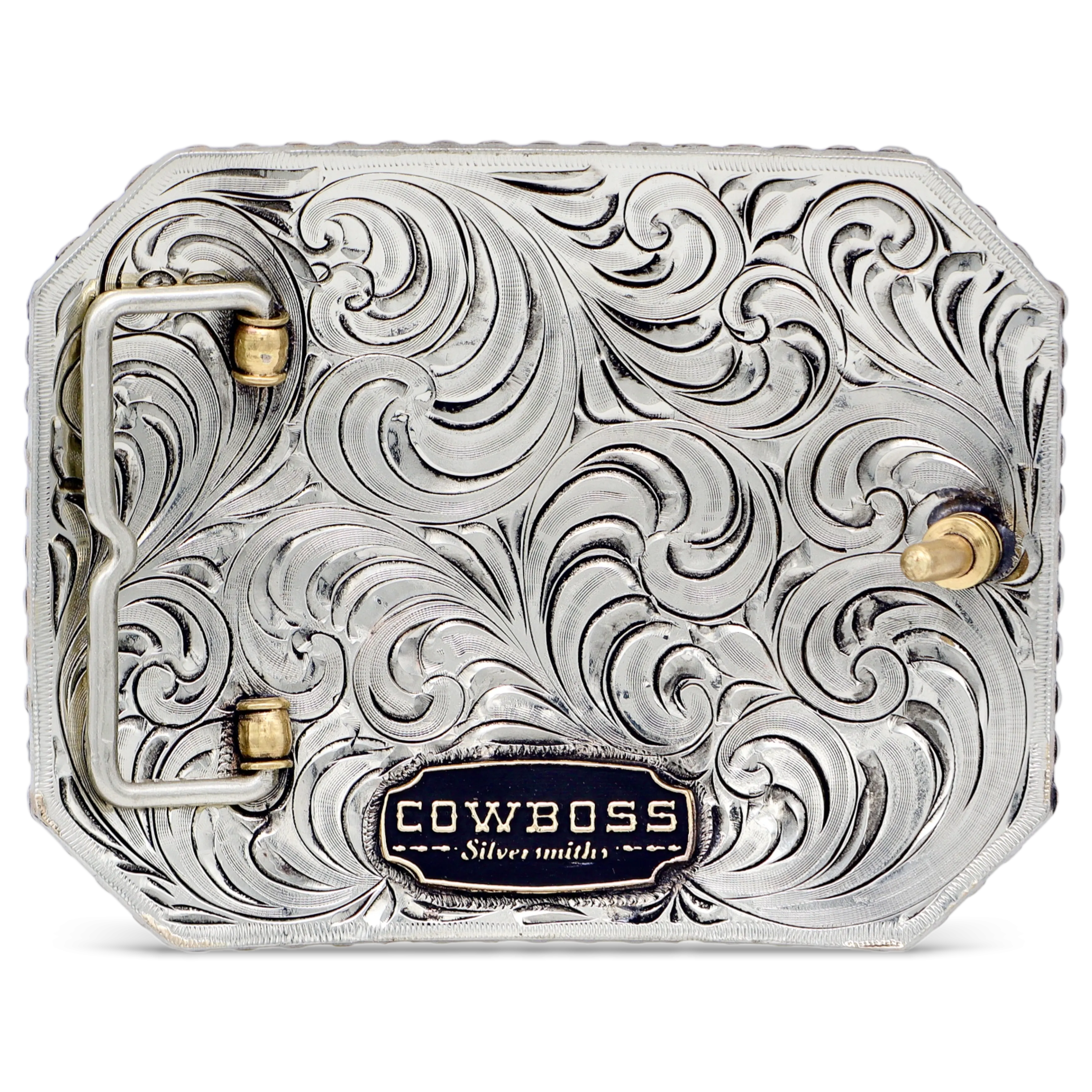 Homespun Leaves Custom Buckle