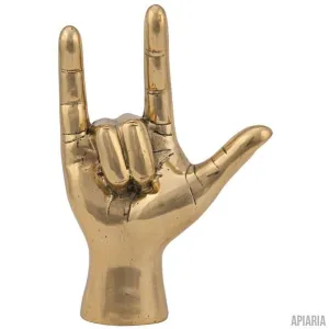 I Love You Sculpture in Brass, tabletop art