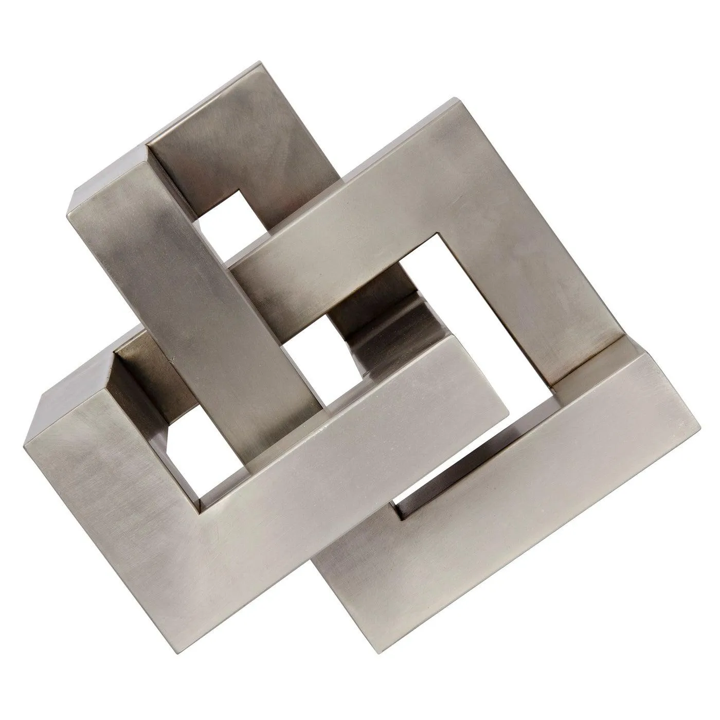 Illusion Object, Metal with Antique Silver Finish