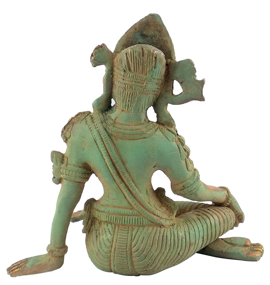 Indra Lord of of Heaven - Antique Finish Statuette