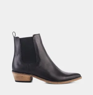 IVYLEE COPENHAGEN  Stella Anilin - Black with Antique Sole