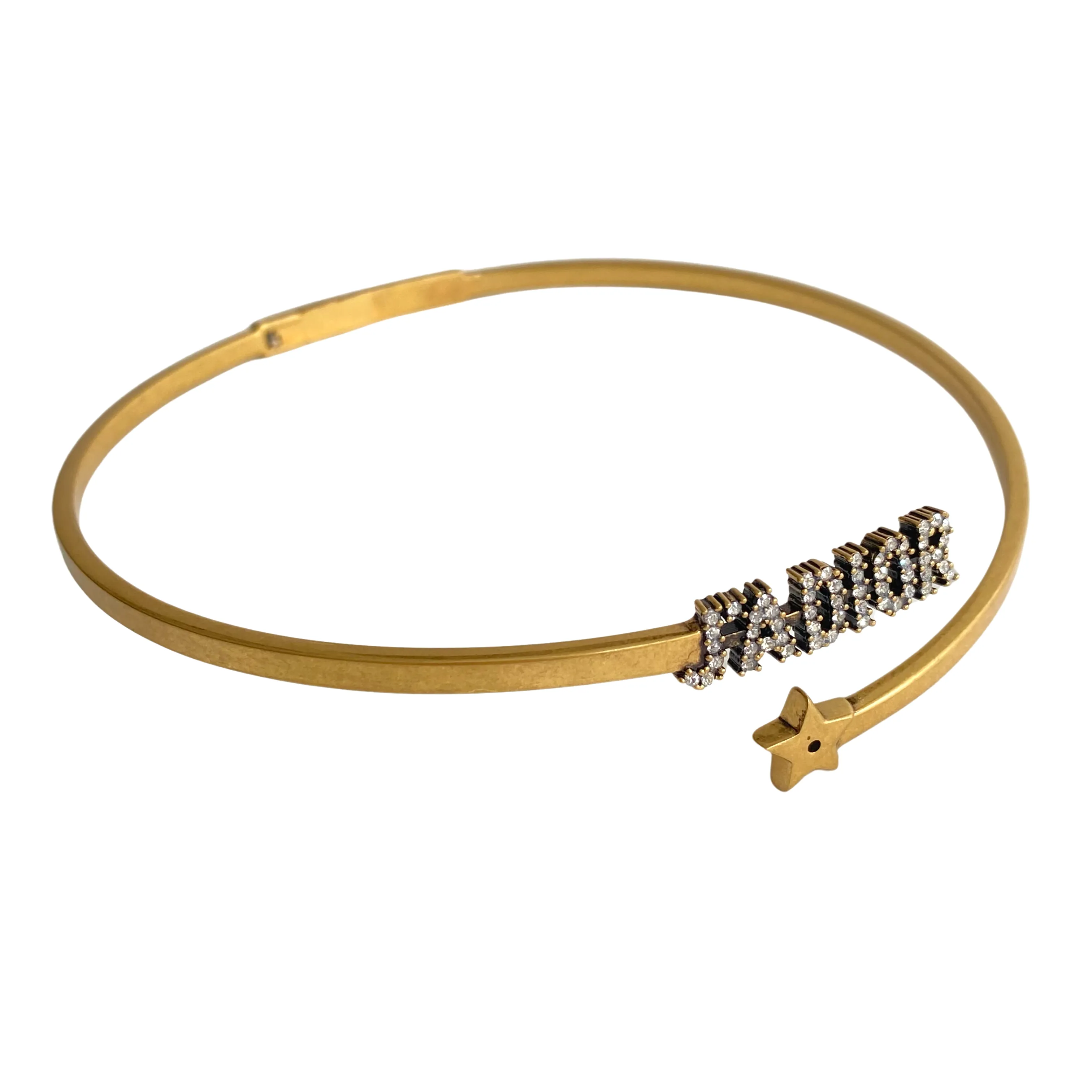 J'adior Star Antique Gold Finish Choker