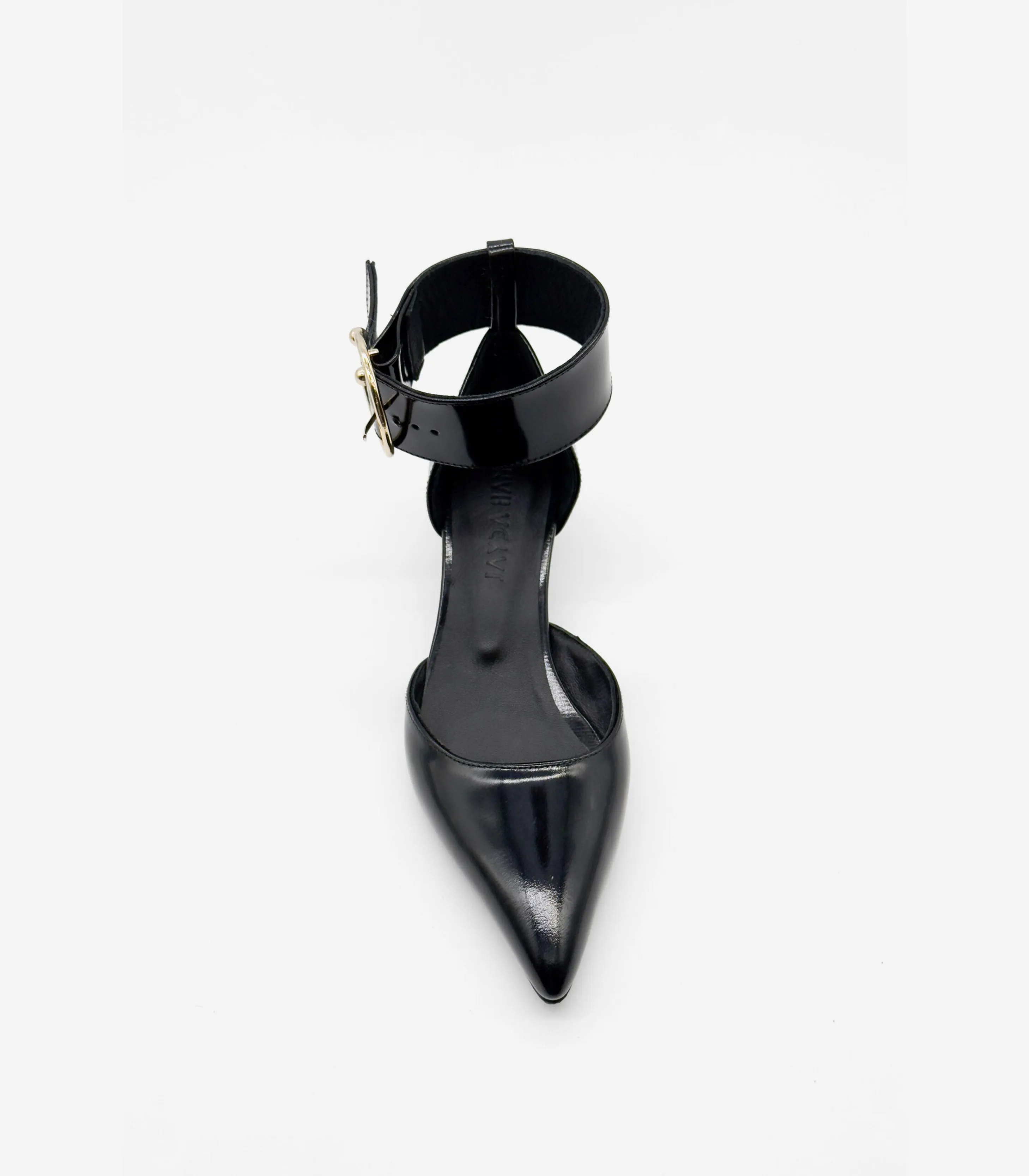 Jayda Shoes - Buckled Kitty Pumps