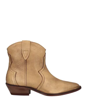 JENNA LEE Leather Ankle boots (17460497DC) Woman