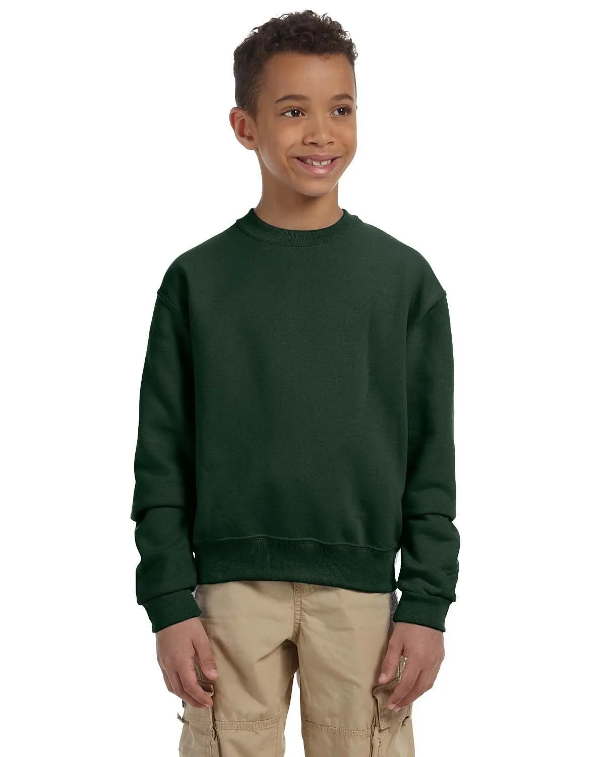 Jerzees Youth Light-Weight Crewneck Sweatshirt