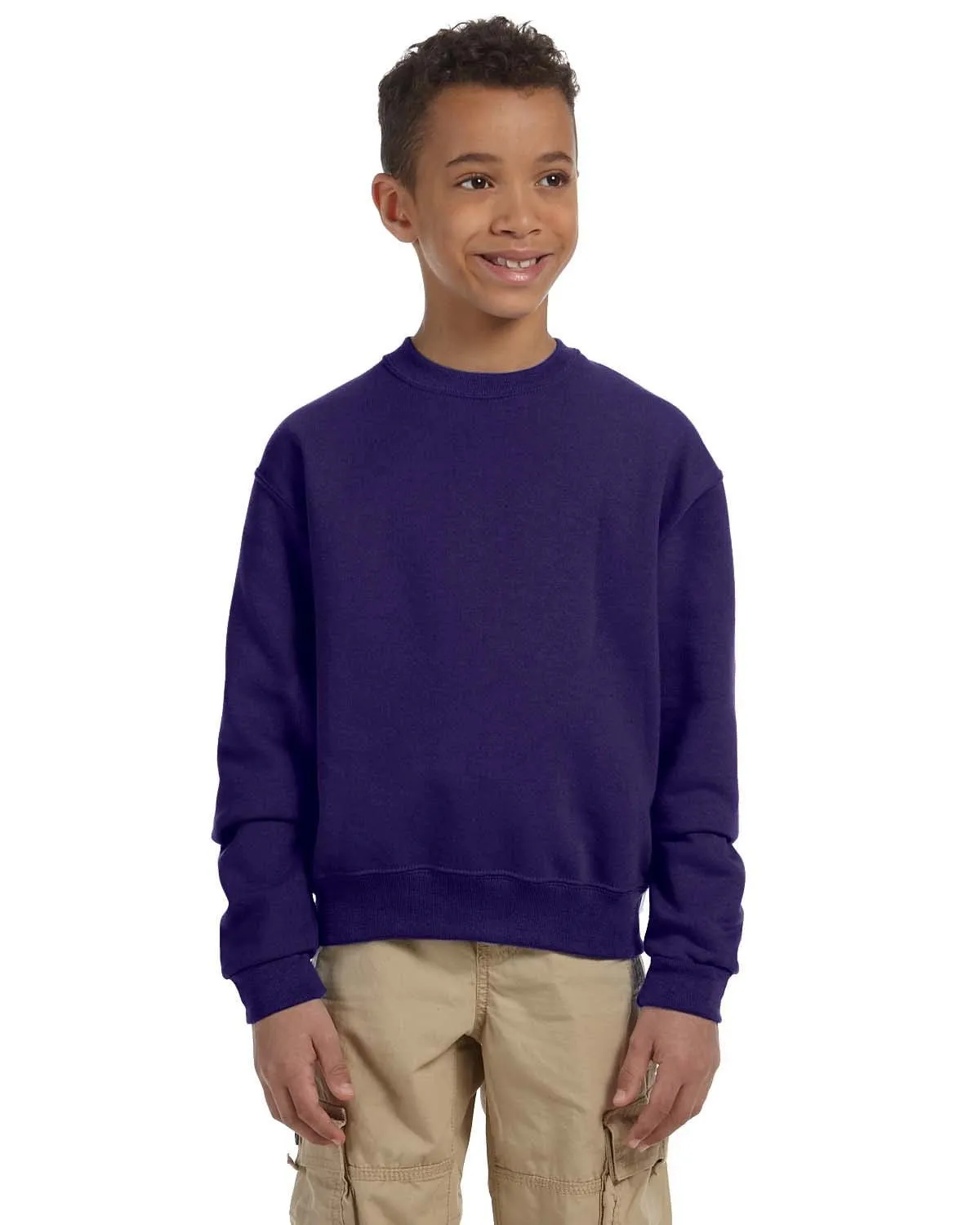 Jerzees Youth Light-Weight Crewneck Sweatshirt