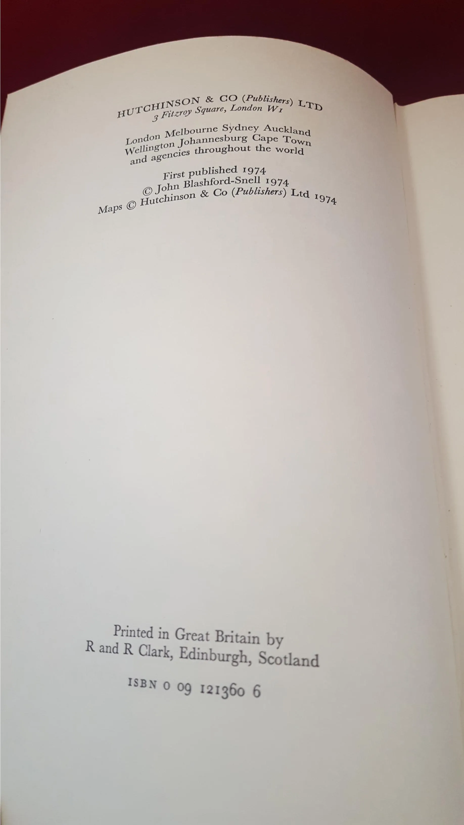 John Blashford-Snell - Where The Trails Run Out, Hutchinson, 1974, First Edition