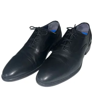 Johnston &amp; Murphy Stockton Black Leather Cap Toe Lace Up Size 11