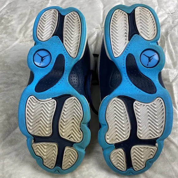 kids shoes Nike Air Jordan 13 retro (PS) white obsidian blue size 1.5 DJ3003-144