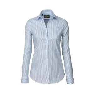 Laksen Women's Eton Cotton Shirt Sky Blue