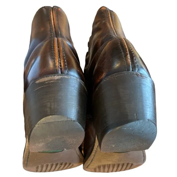 Laredo Men's Long Haul Zipper Boot Spanish Tan Cowhide Leather Size 10D